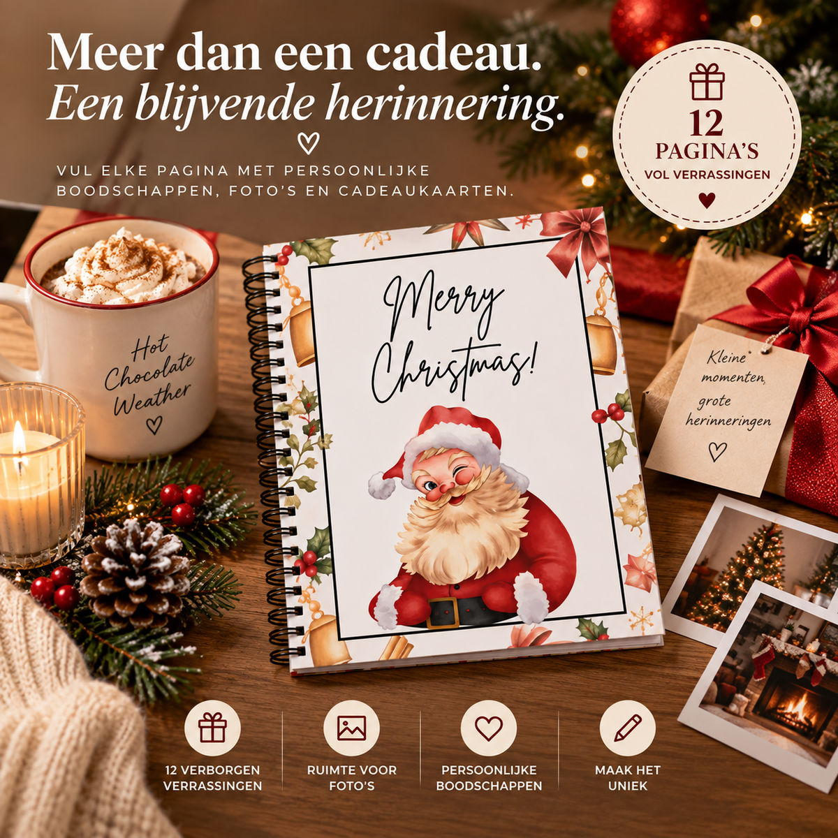 Kerst Cadeauboek | 12 pagina’s vol verrassingen